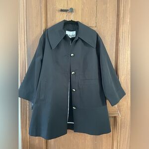 BRAND NEW Ganni Black Coat